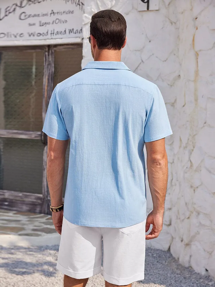 100% Cotton Short Sleeve Beach Shirt (US Only)