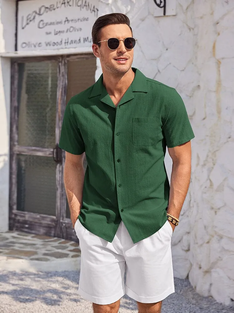 100% Cotton Short Sleeve Beach Shirt (US Only)