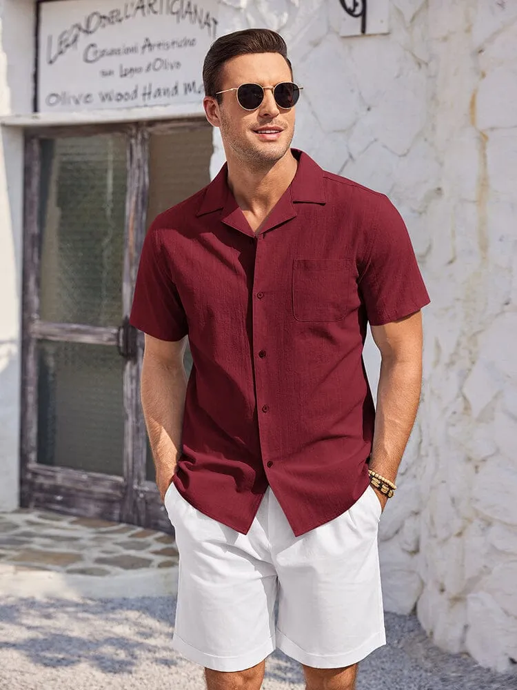 100% Cotton Short Sleeve Beach Shirt (US Only)