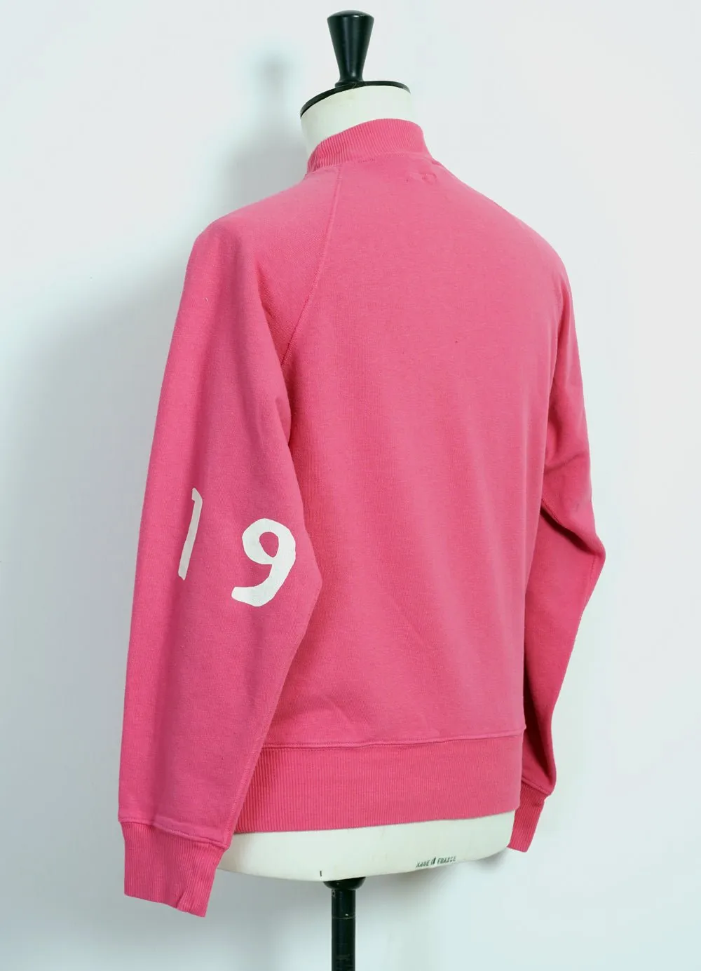 1966 FLEECE | Raglan Mock Neck Sweater | Pink