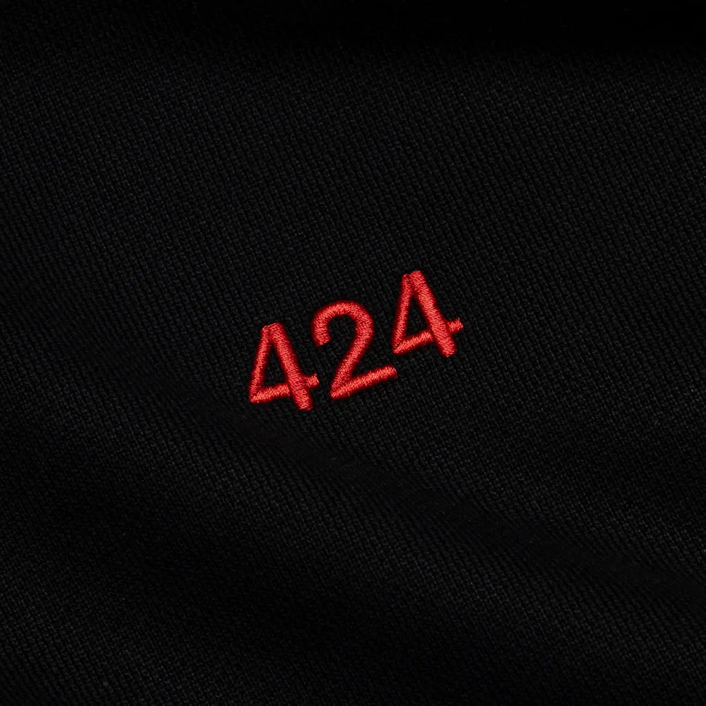 424 Embroidered Crewneck - Black