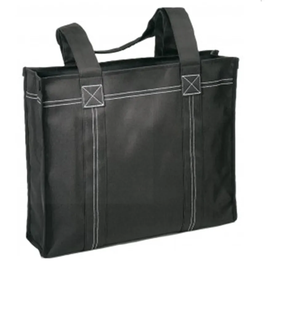 600D Polyester Deluxe Tote Bag with Easy Access Side Pocket