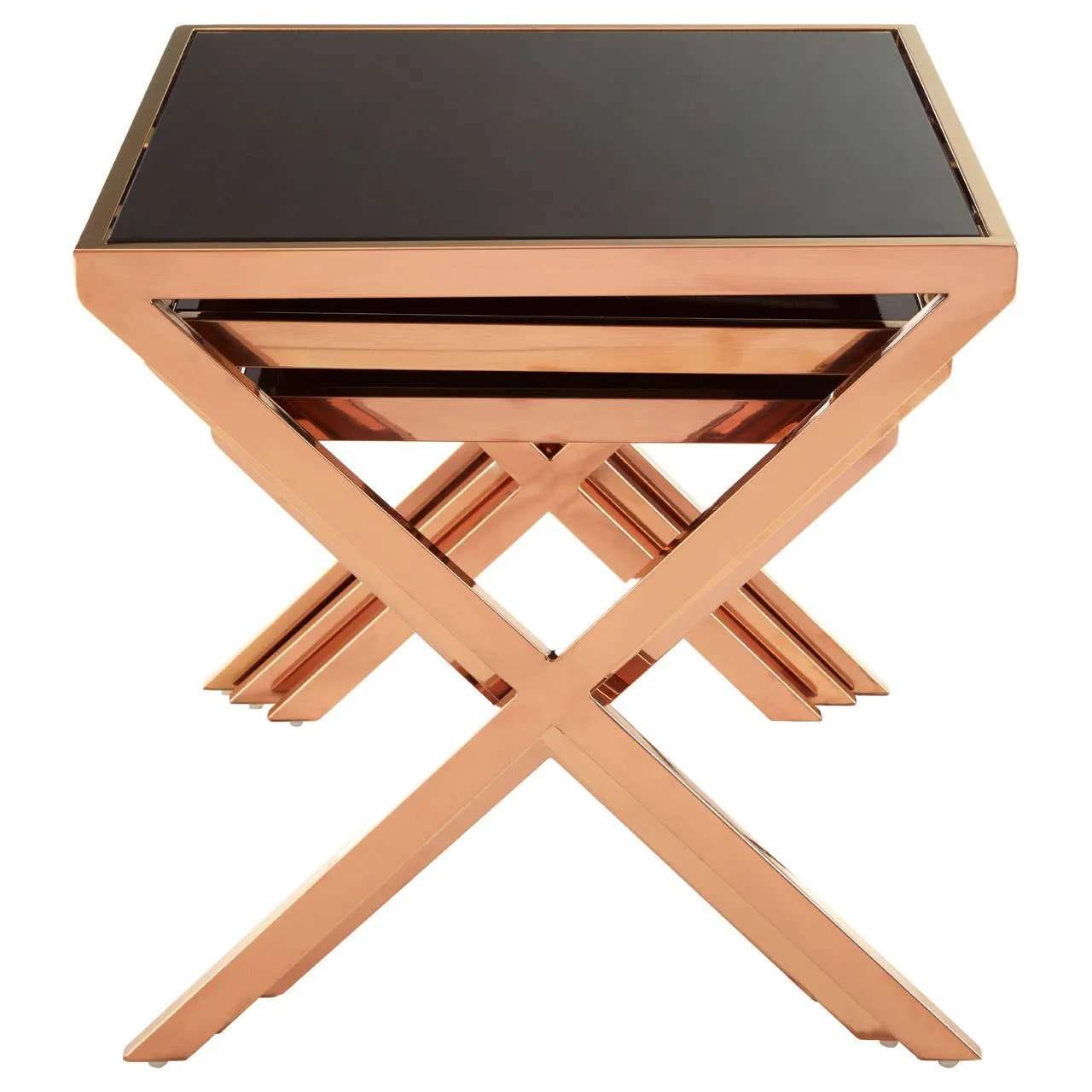 Ackley Rose Gold Nesting Tables