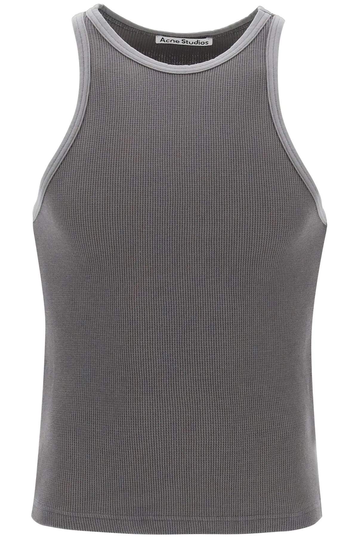 ACNE STUDIOS cotton waffle tank top