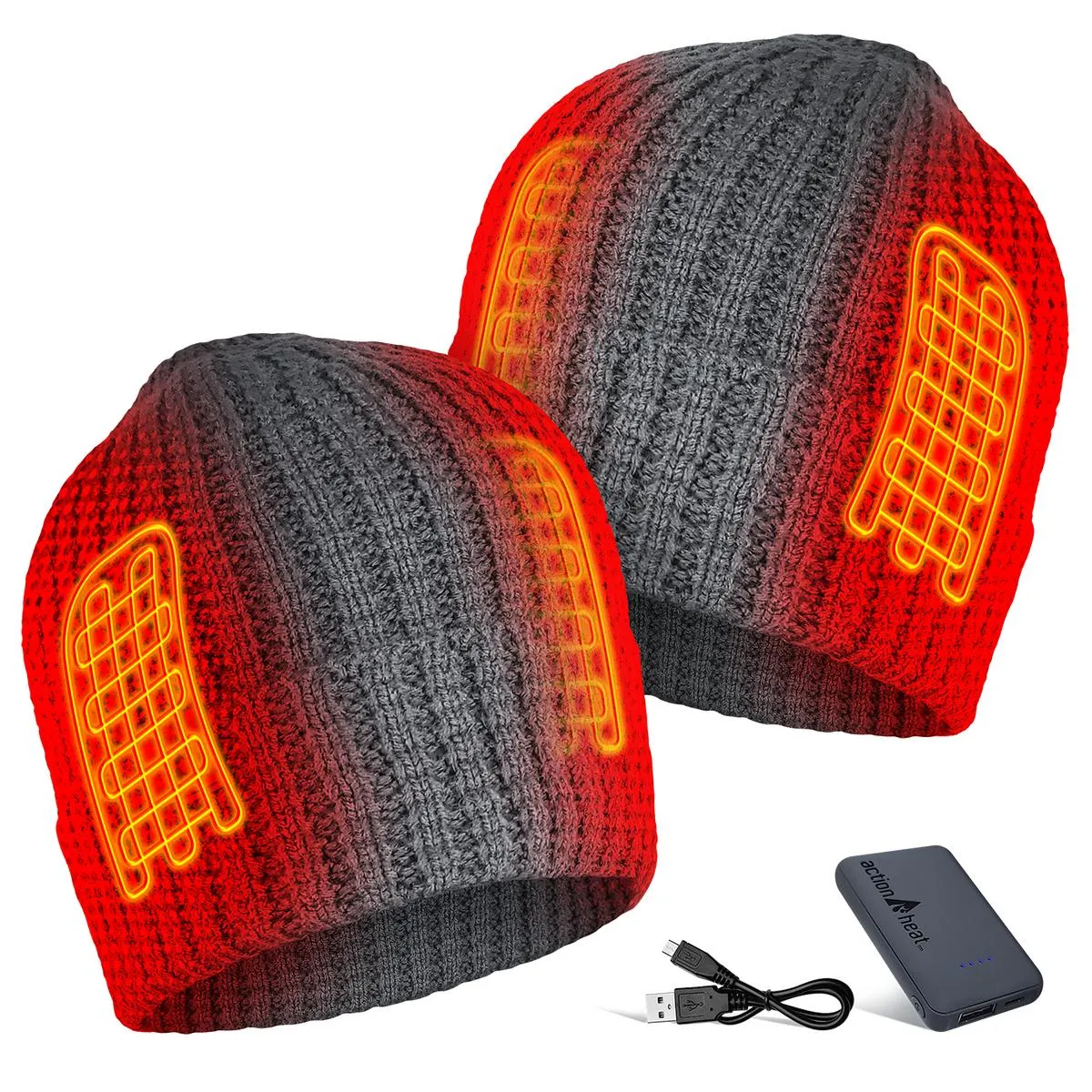 ActionHeat 5V Battery Heated Waffle Knit Hat