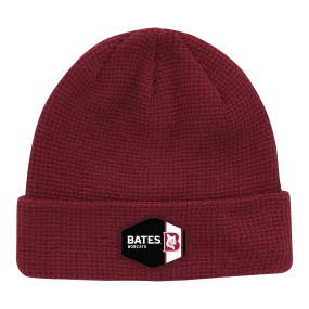 Ahead, Bates Branded Waffle Knit Beanie