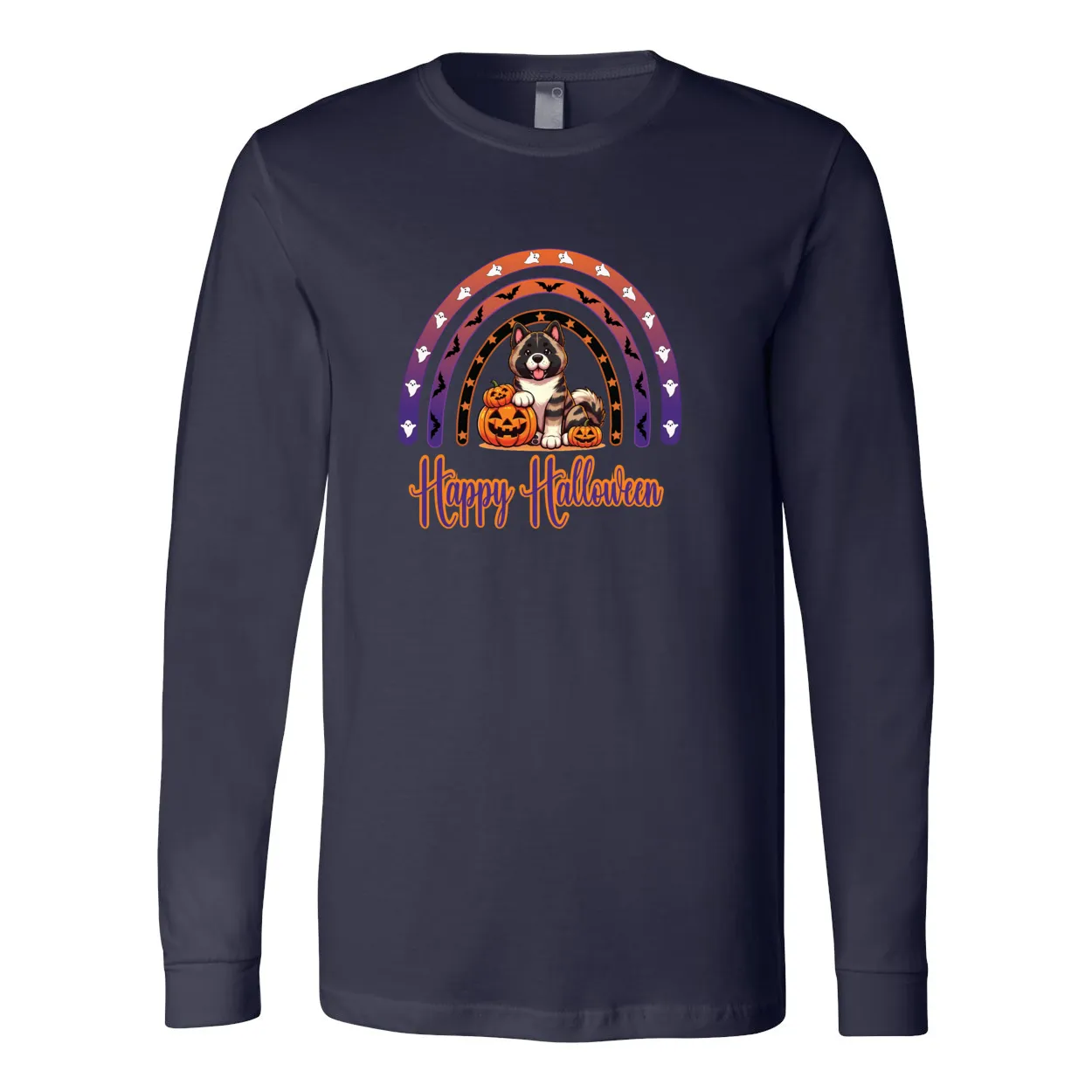 Akita Halloween Long Sleeve Jersey Tee