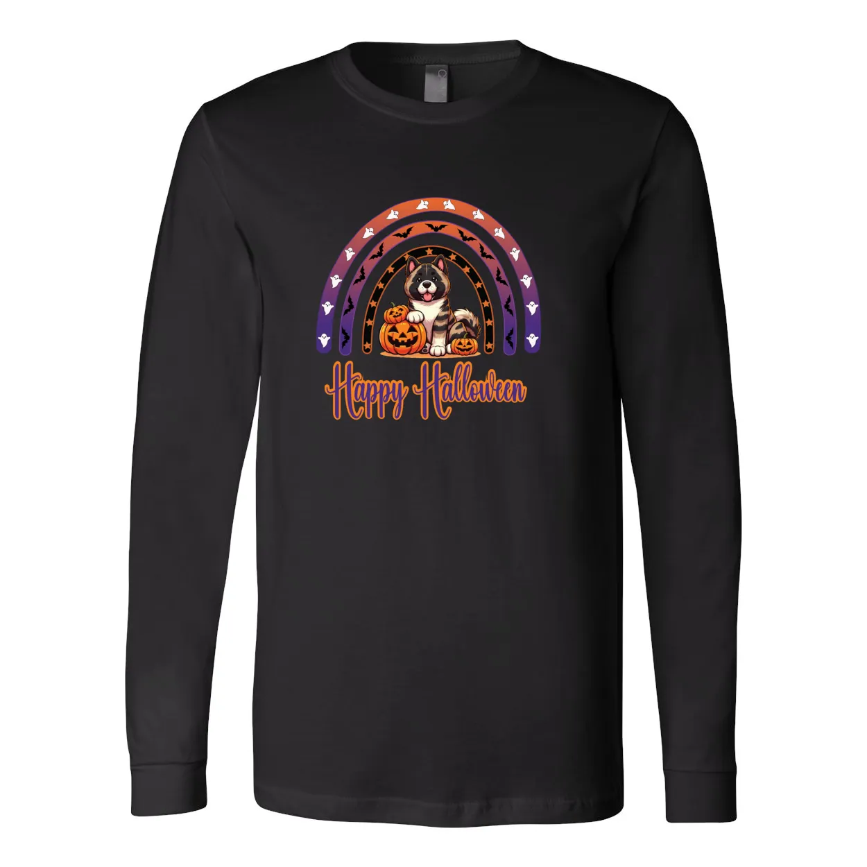 Akita Halloween Long Sleeve Jersey Tee