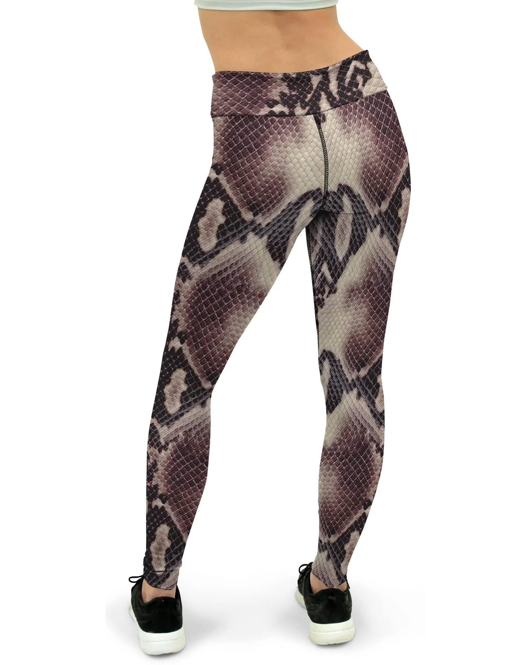 Anaconda Snake Skin Yoga Pants