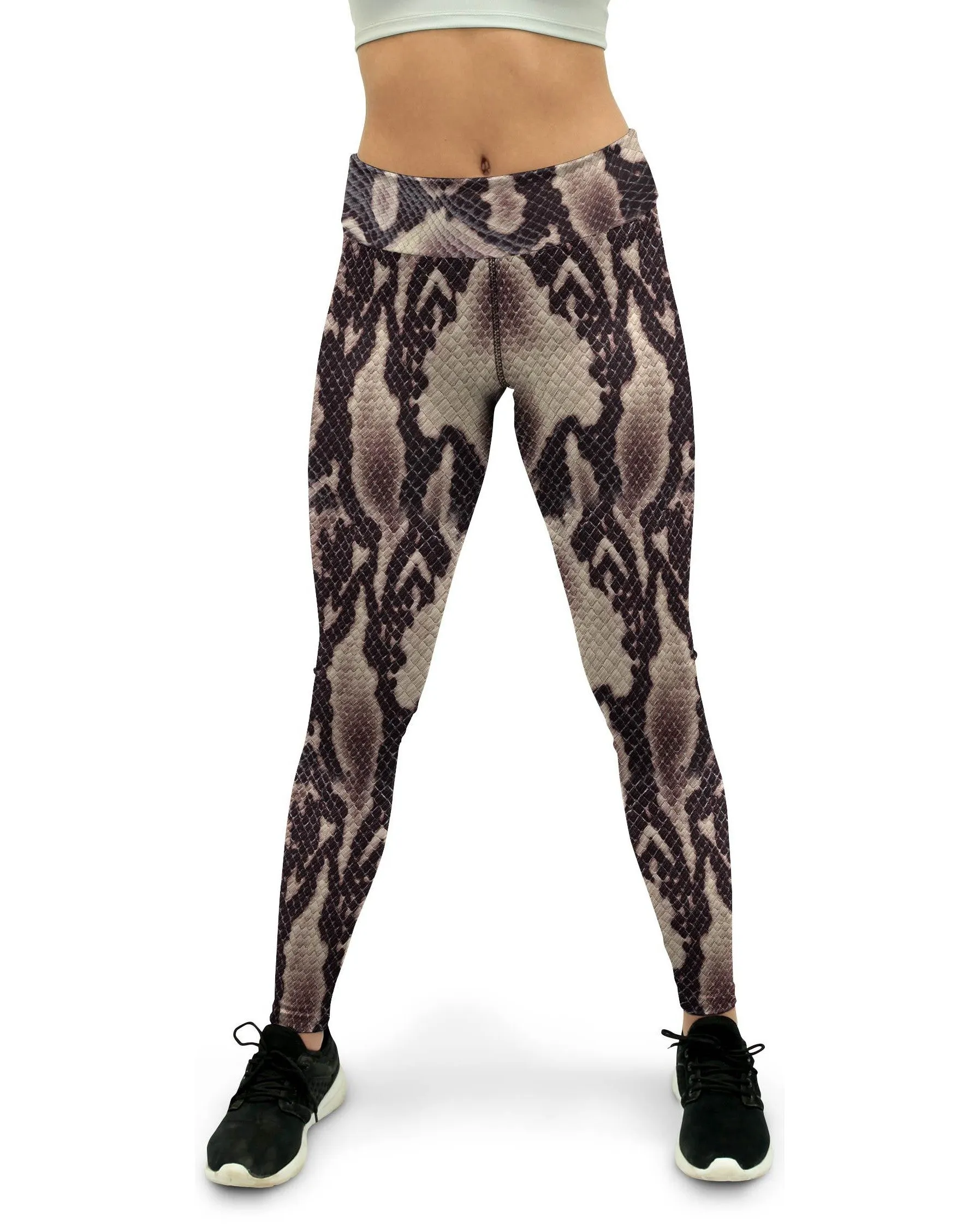 Anaconda Snake Skin Yoga Pants