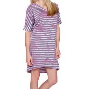 Artire Stripe Nightshirt - Rose