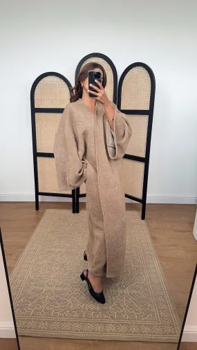 Aya kimono coatigan camel