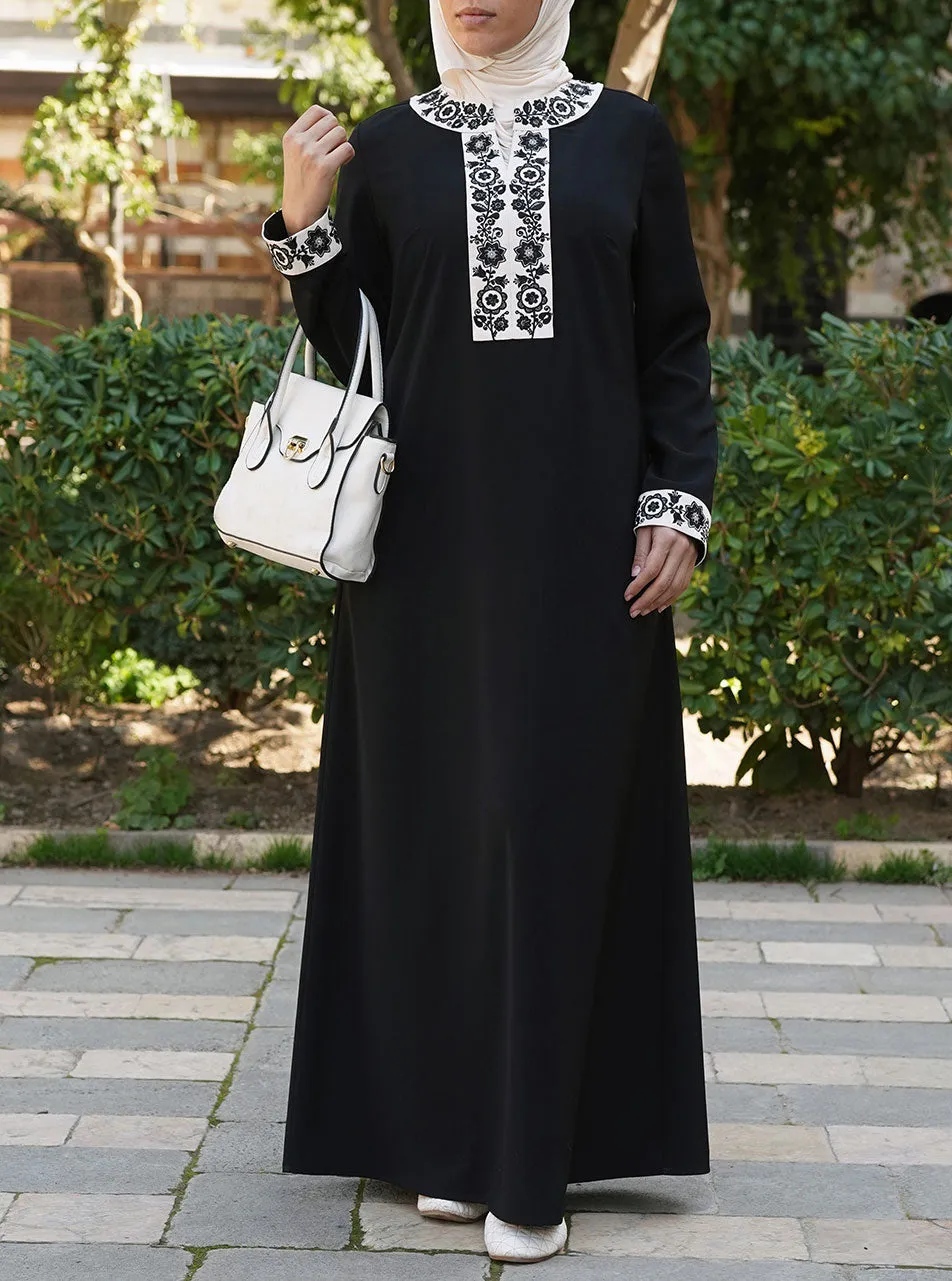 Barakah Embroidered Abaya