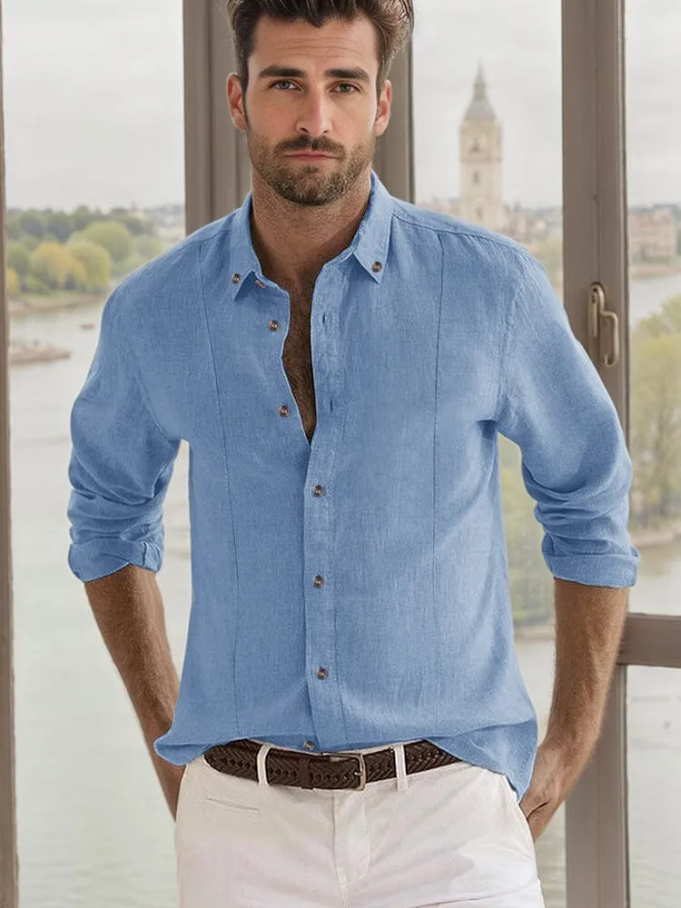 Basic 100% Cotton Button Shirt