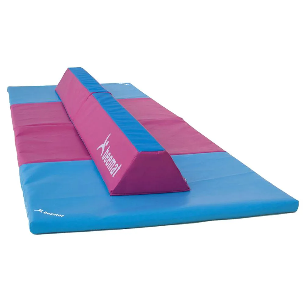 Beemat Foldable Balance Beam & Mat | Pink & Blue (Value Pack)