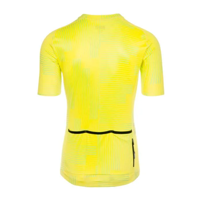 Bioracer Spitfire Warp Mens Cycling Jersey (Citron Yellow)