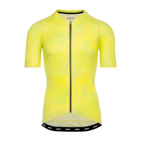 Bioracer Spitfire Warp Mens Cycling Jersey (Citron Yellow)