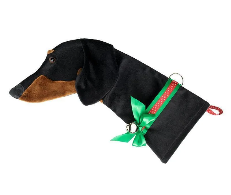 Black & Tan Dachshund Decorative Dog Christmas Stocking