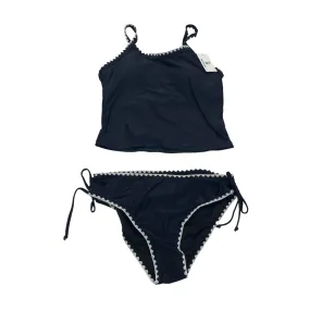 BLACK & WHITE SWIMSUIT 2PC by CLOTHES MENTOR Size:M