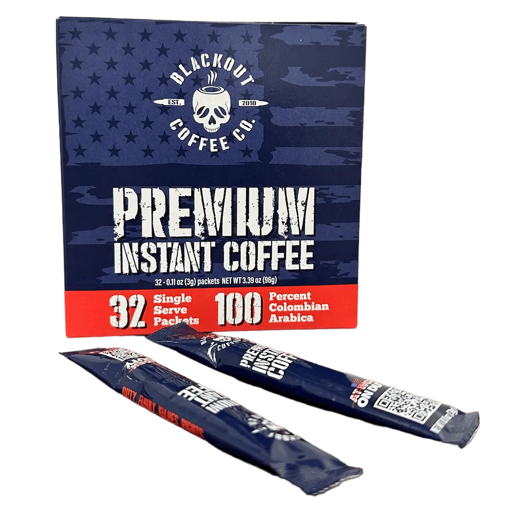 Blackout Premium Instant Coffee 32 count