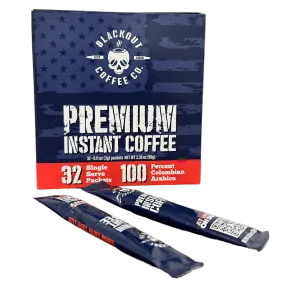 Blackout Premium Instant Coffee 32 count