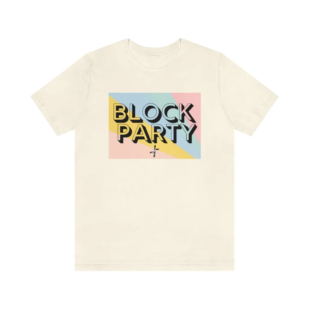 Block Party Unisex Jersey Short Sleeve Tee