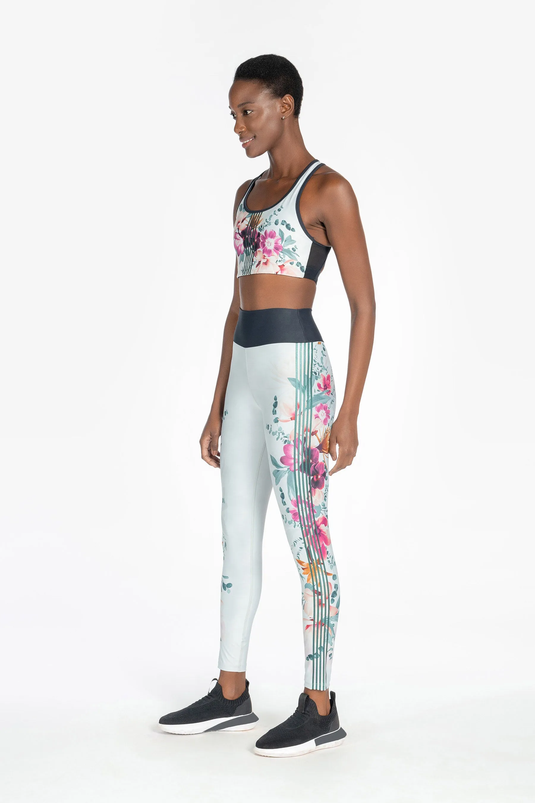 Blooming Holographic Cut Top