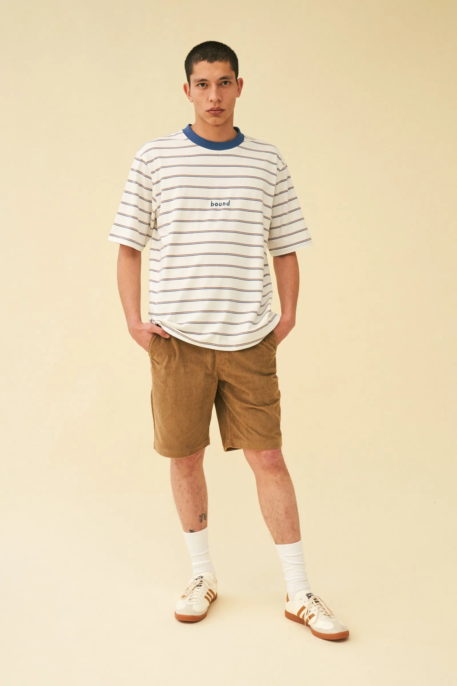 bound 'White Stripe' Tee