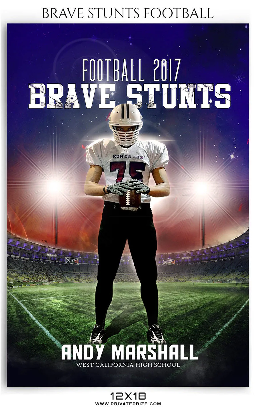 Brave Stunts- Football- Themed Sports Template