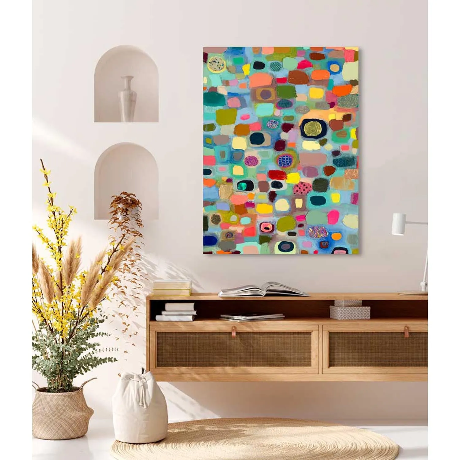 Bursts Of Color - I Canvas Wall Art