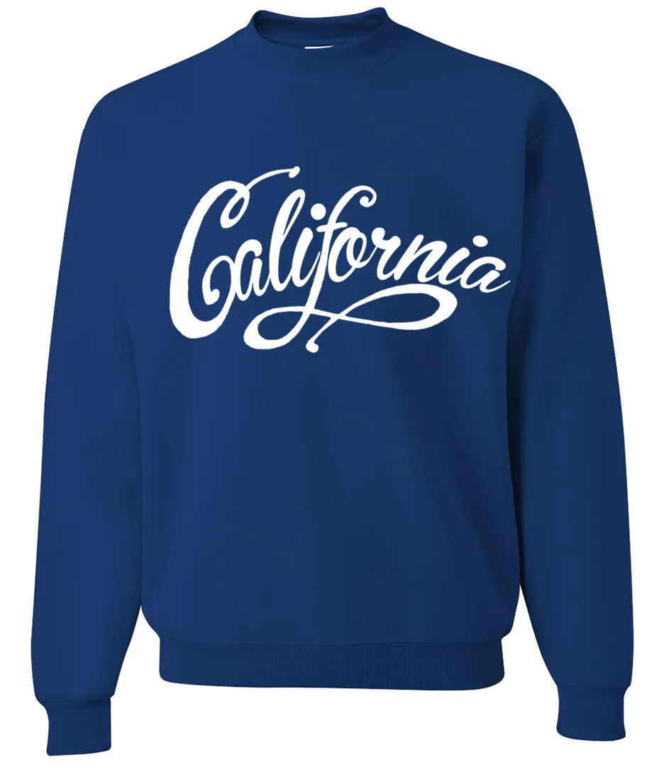 California Beach Script Crewneck Sweatshirt