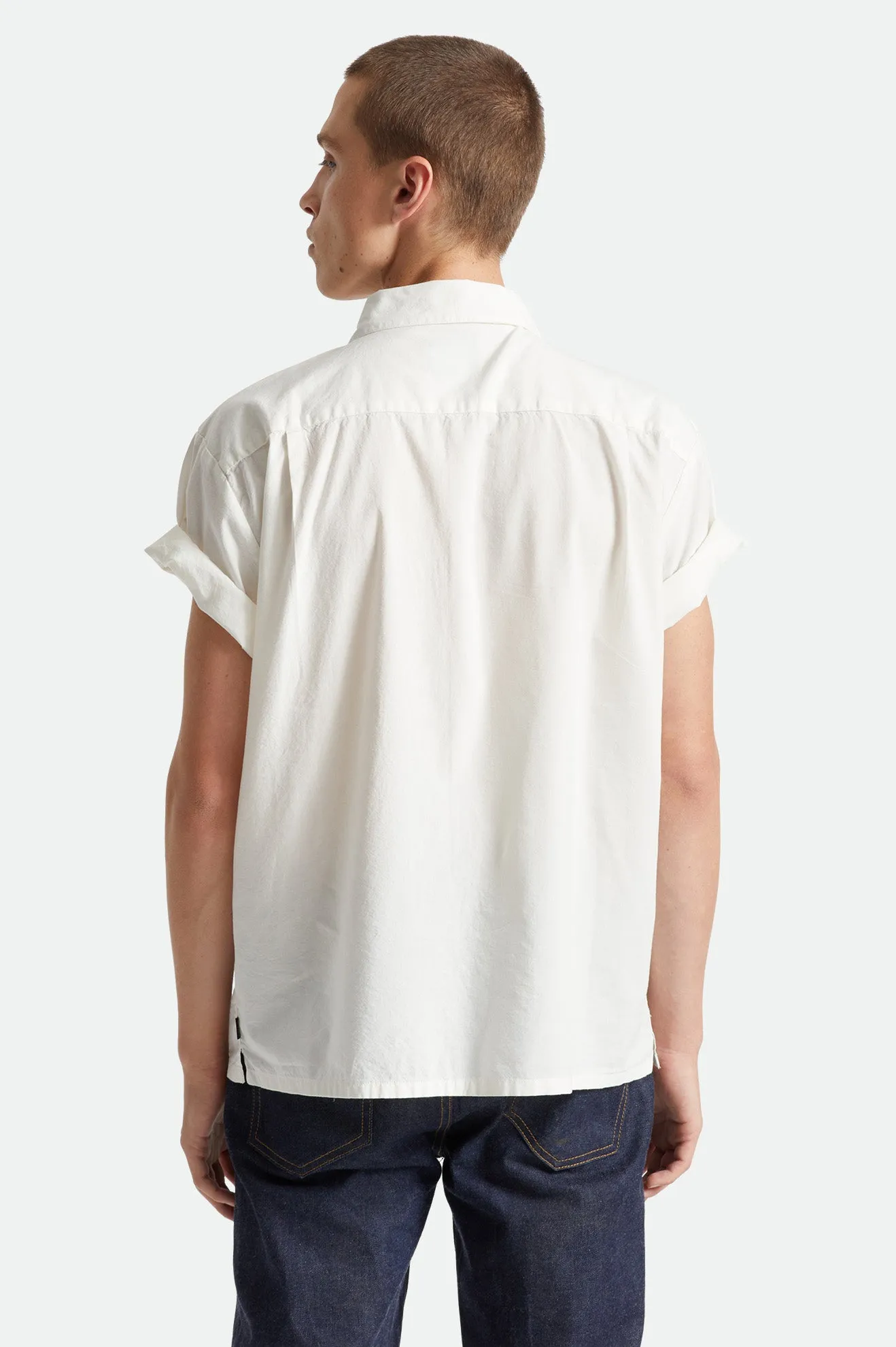 Camp Reserve S/S Woven - Off White/Black