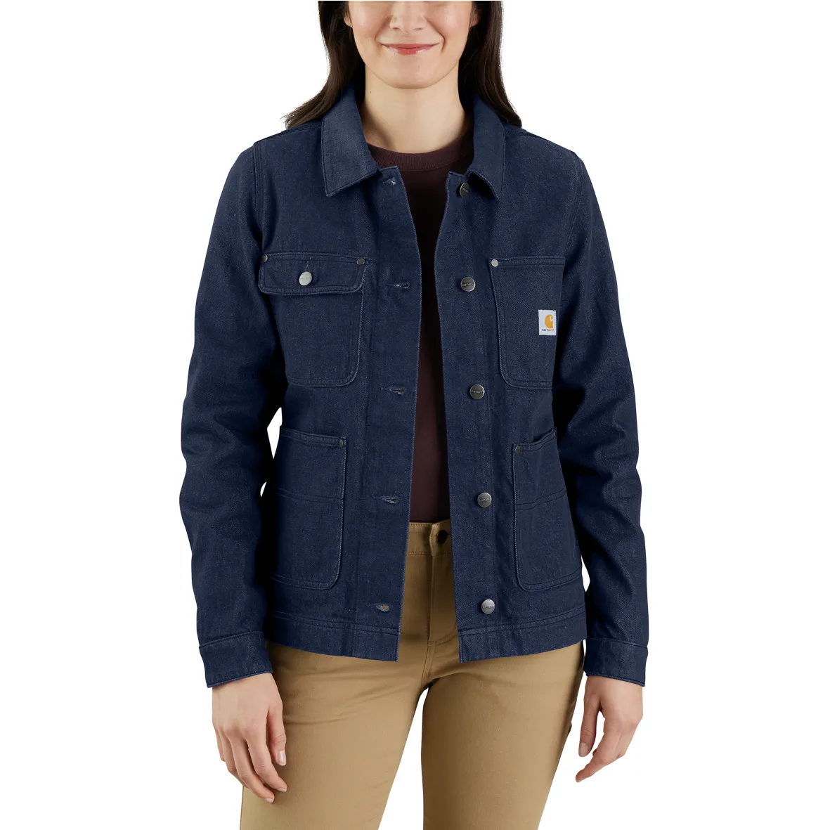 Carhartt WOMENS relaxed fit Denim Jacket (OC5449)