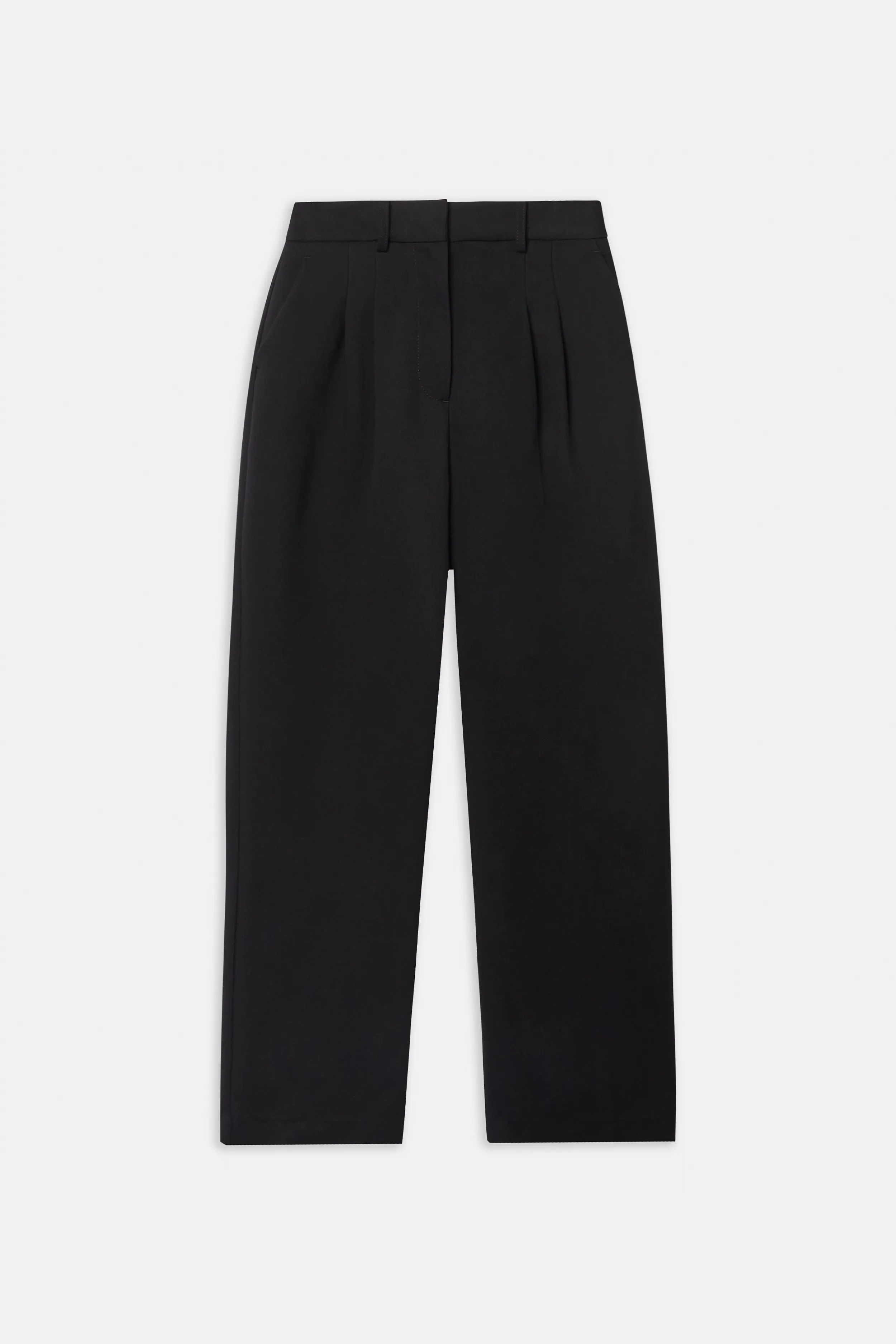 Carrot Leg Trousers - Black