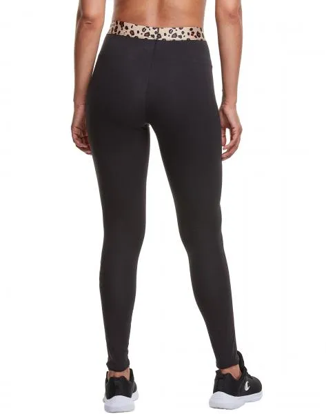 CHAMPION - Women - Authentic Graphic Tight - Black/Leopard