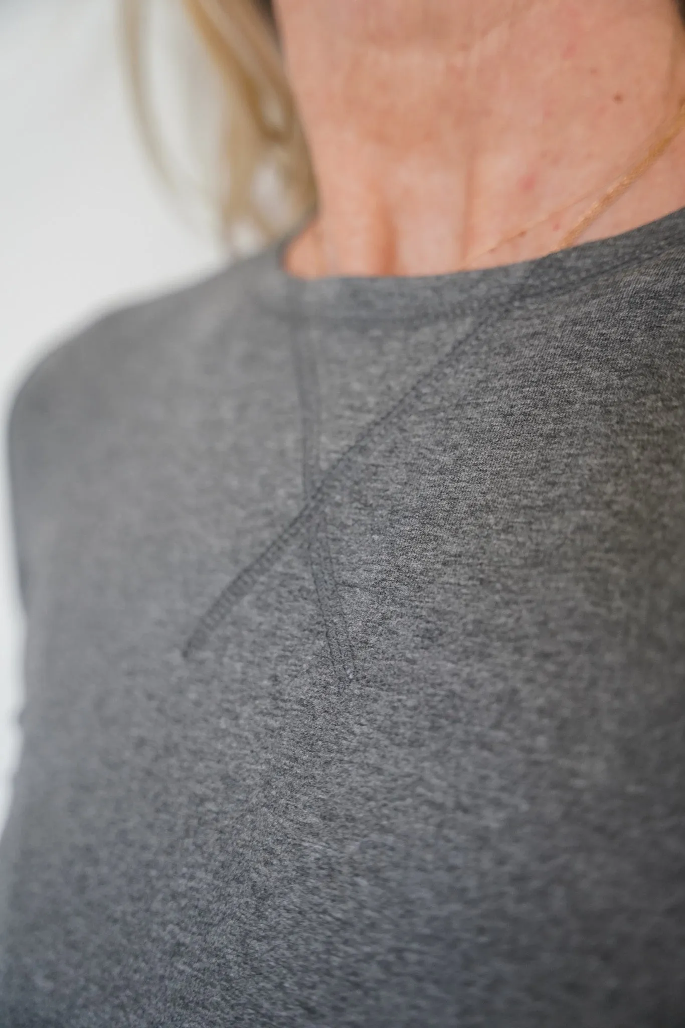 Charcoal Long Sleeve Tee