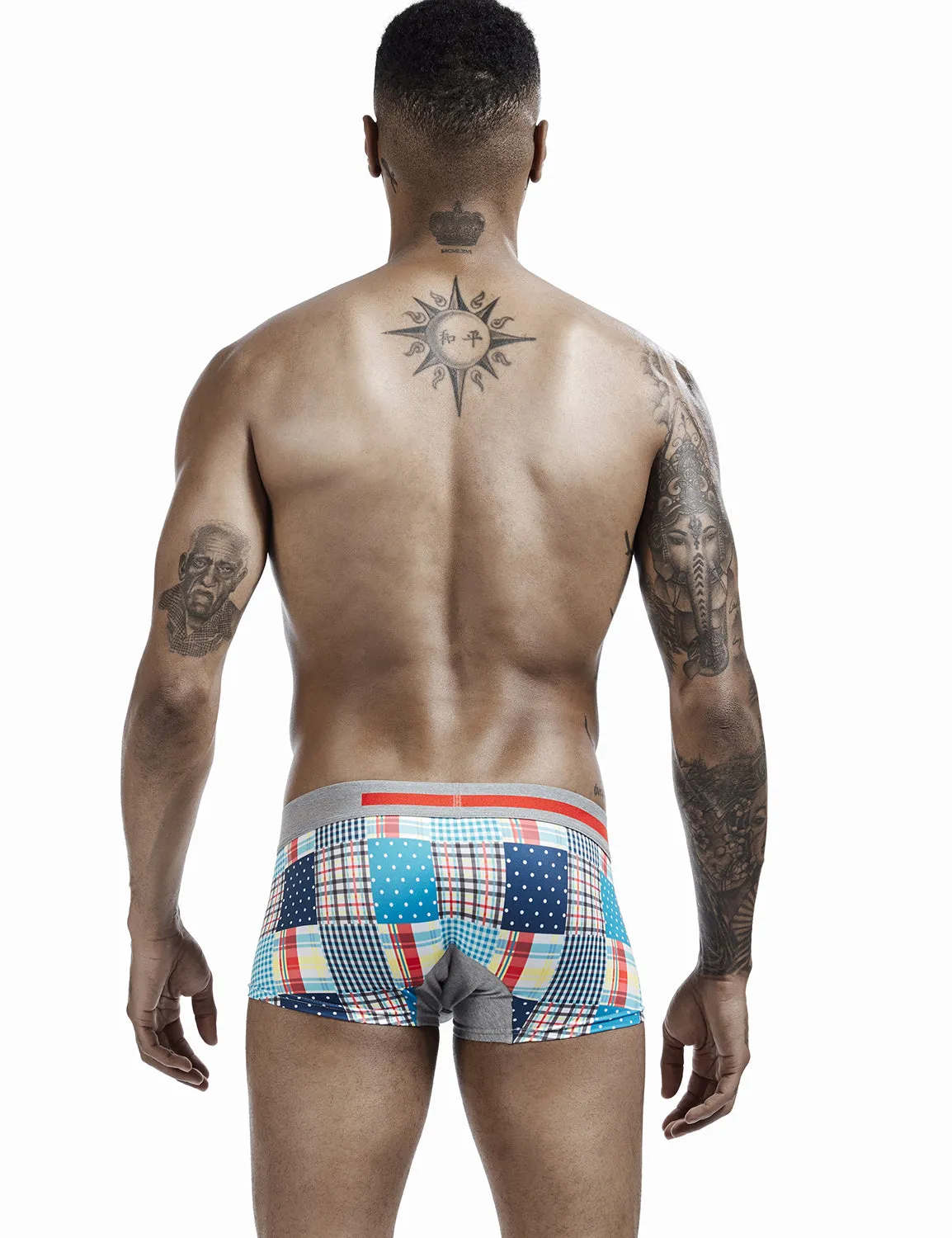 Checkered & Dot Boxer Brief 00207