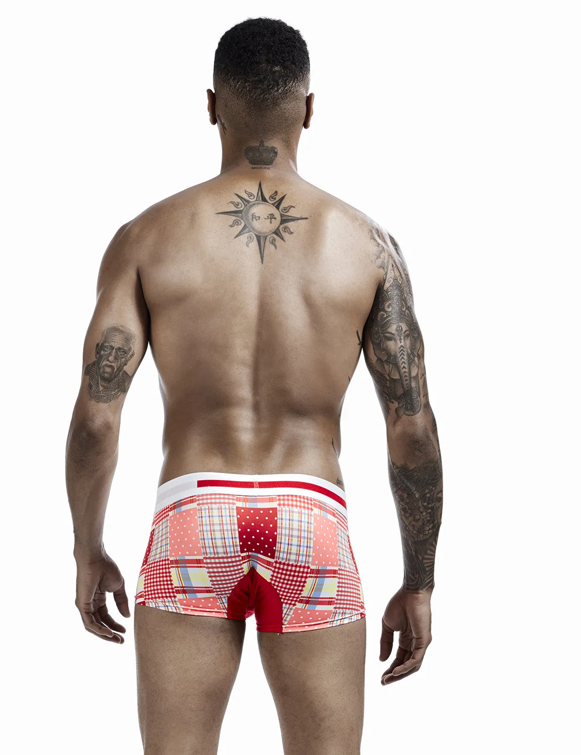 Checkered & Dot Boxer Brief 00207