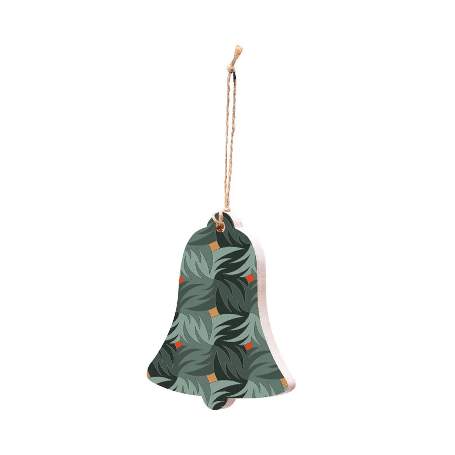 Christmas Decorations COMFORT AND JOY- Wooden Xmas Bell And Fridge Magnet