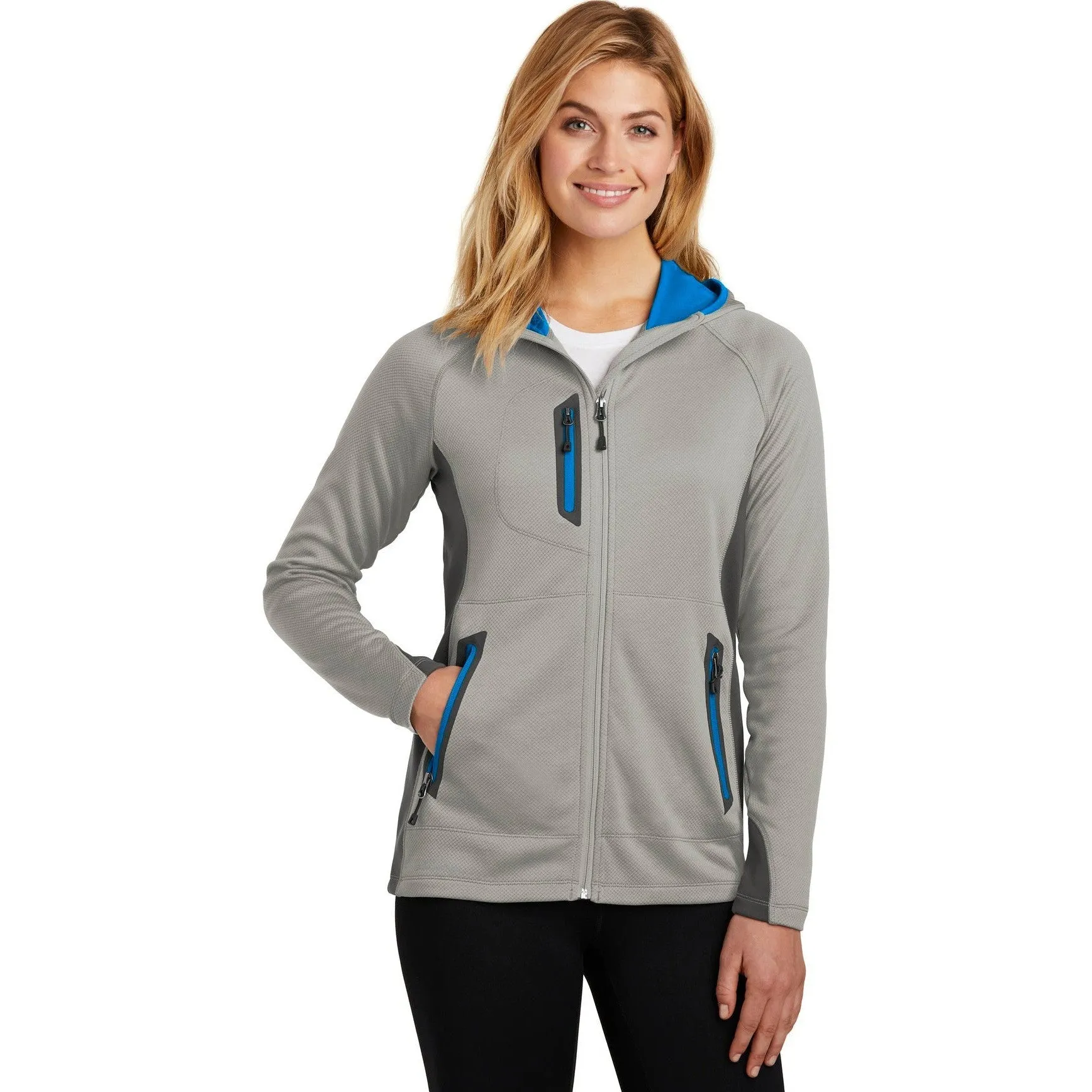 CLOSEOUT - Eddie Bauer Ladies Sport Hooded Full-Zip Fleece Jacket