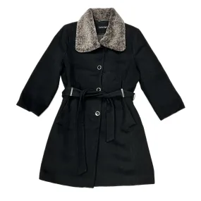 Coat Peacoat By Calvin Klein In Black, Size: Xl