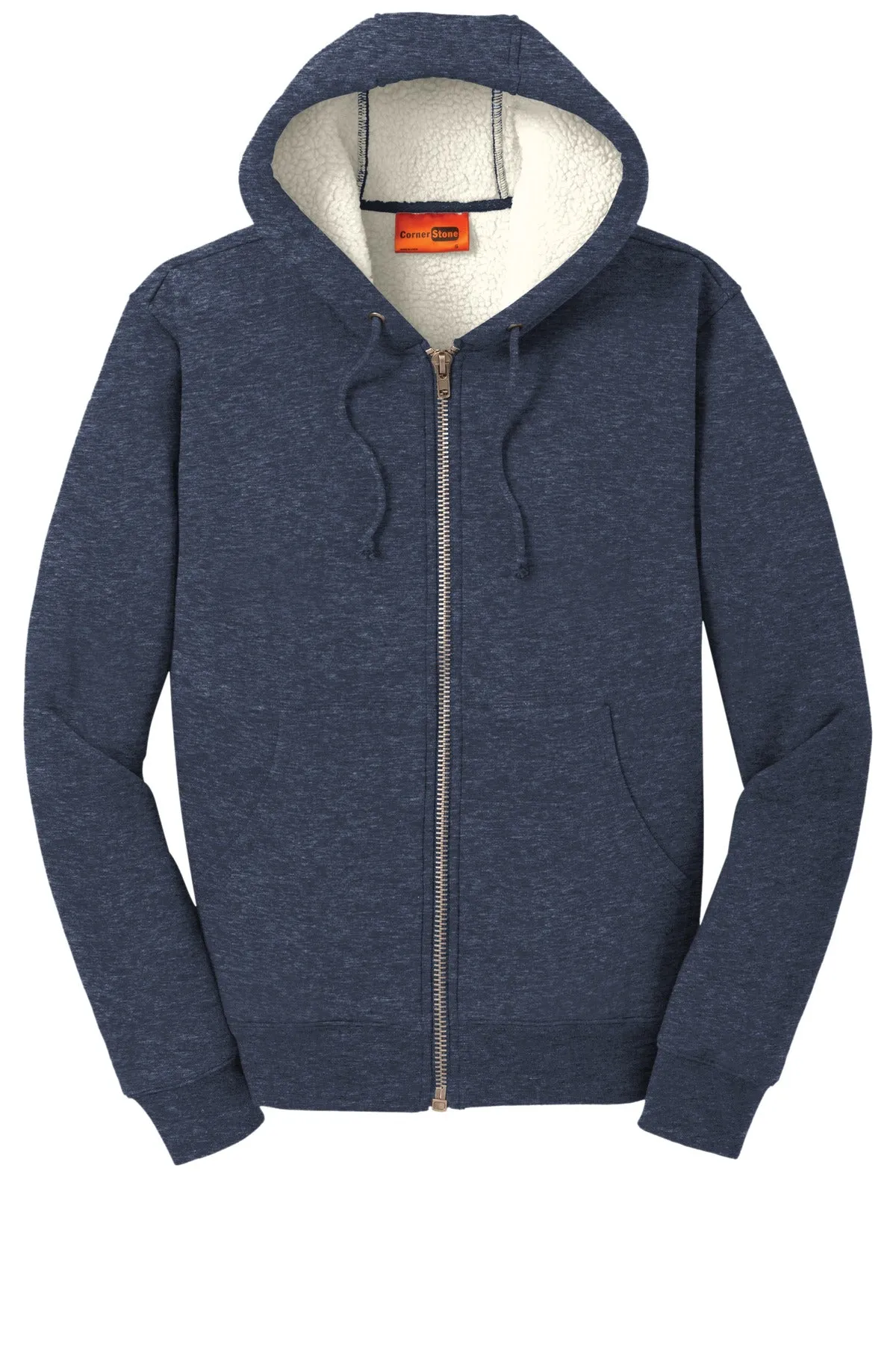 CornerStone Heavyweight Sherpa-Lined Hooded Fleece Jacket. CS625