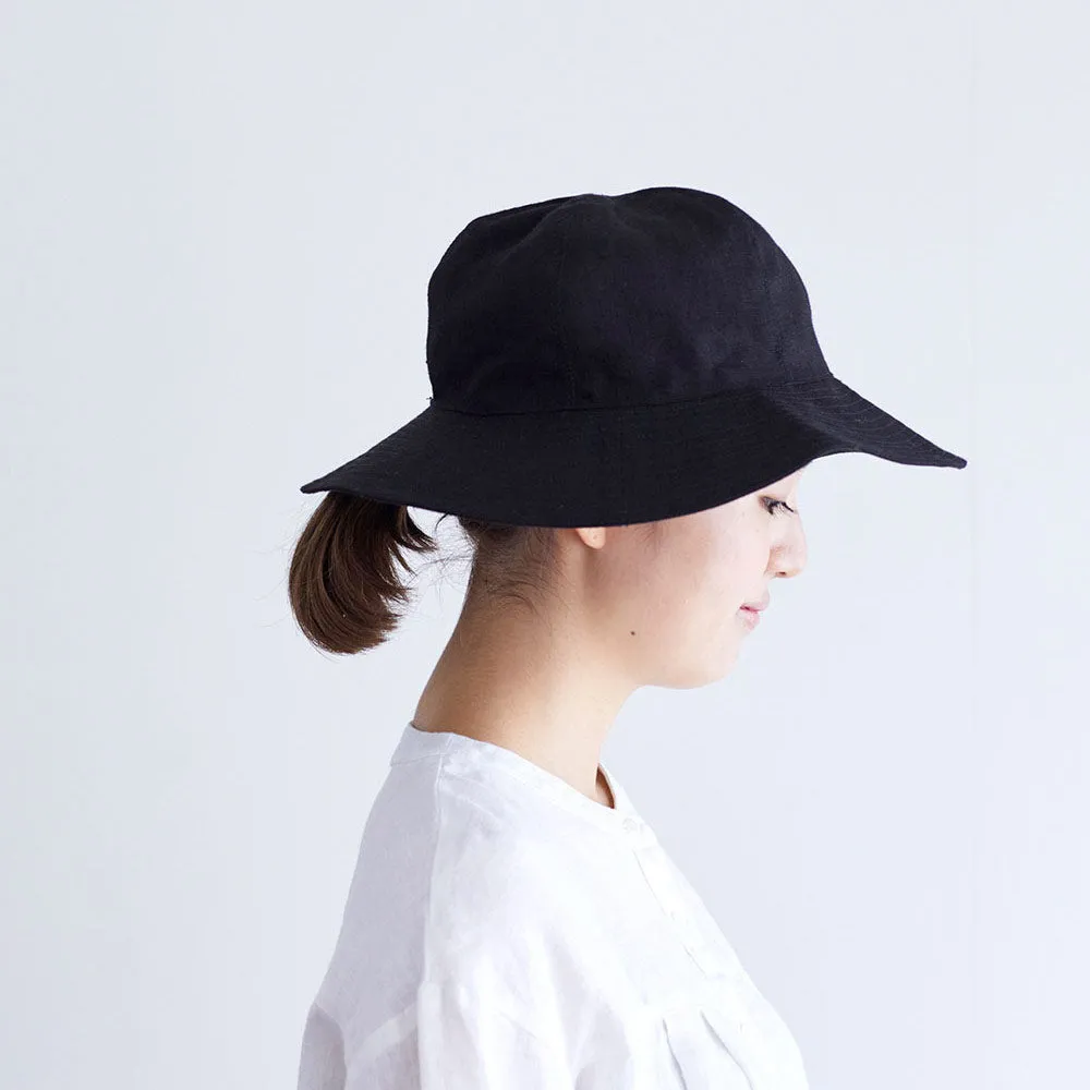 Cree Linen Sun Hat - Black (Women)