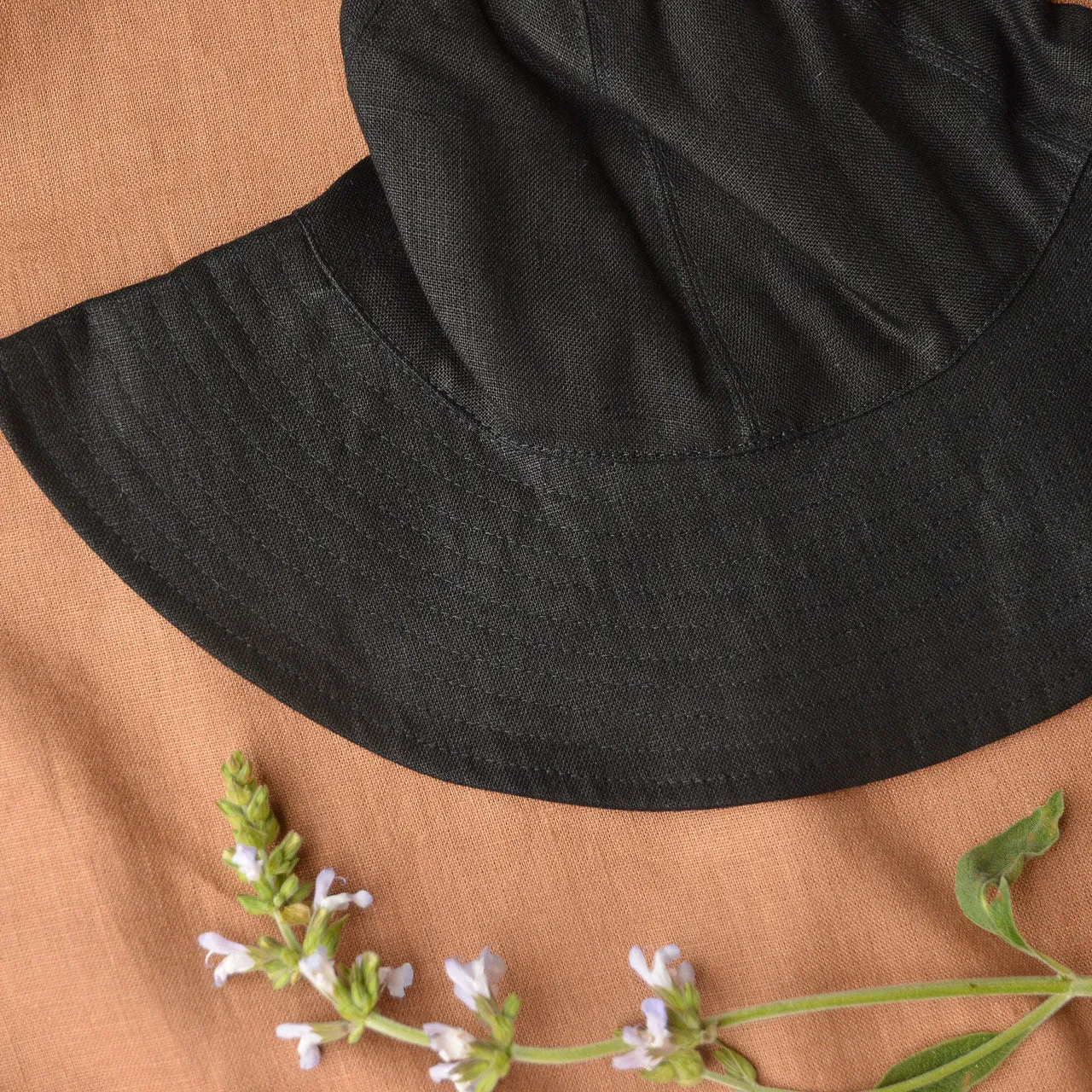 Cree Linen Sun Hat - Black (Women)