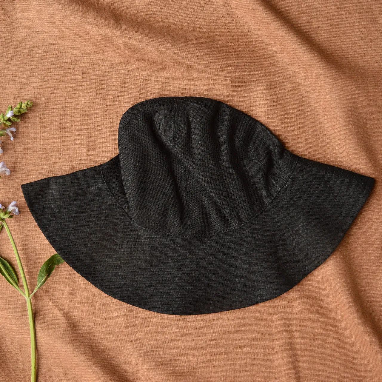 Cree Linen Sun Hat - Black (Women)