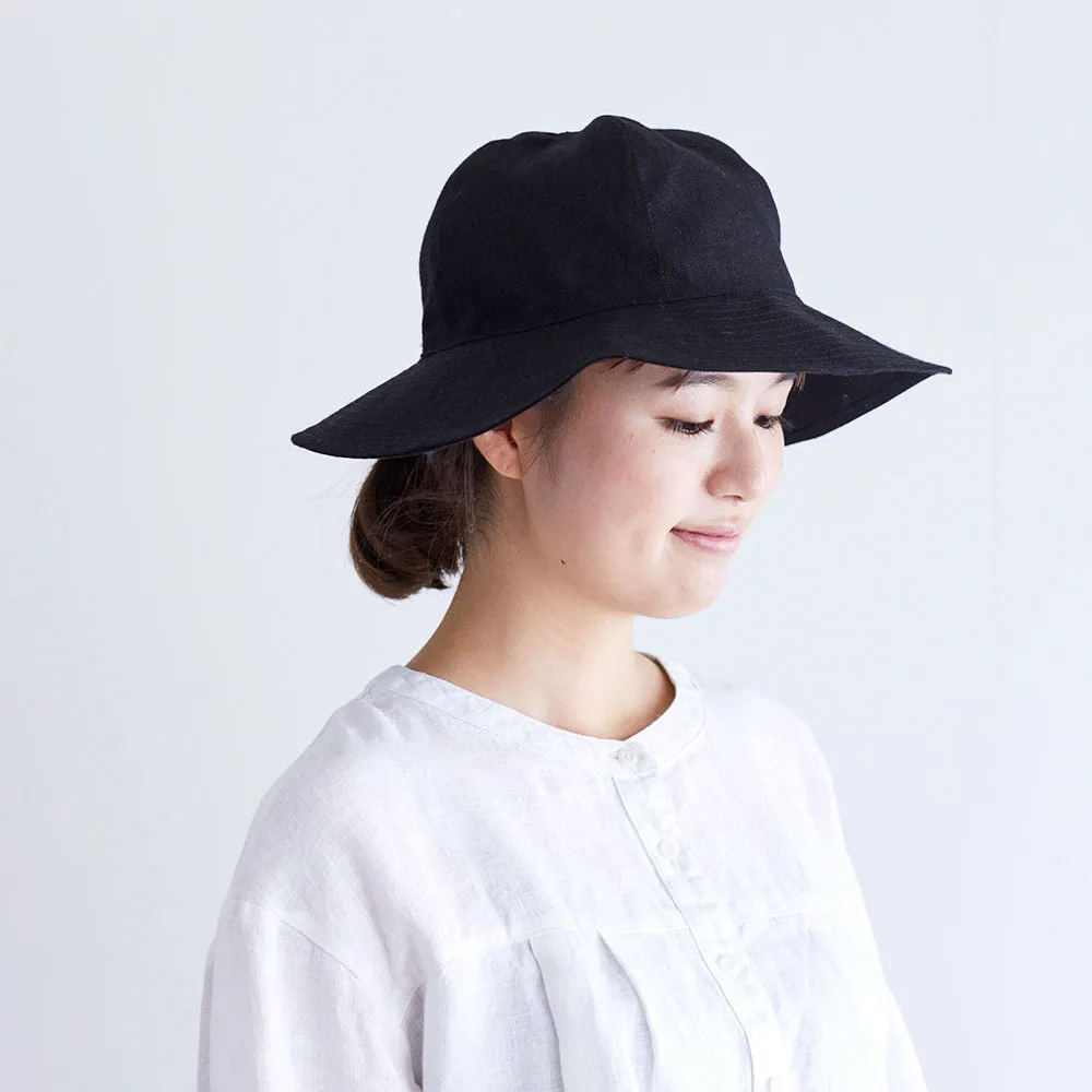 Cree Linen Sun Hat - Black (Women)