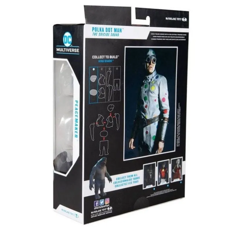 DC Multiverse Suicide Squad Movie Polka Dot Man (Build a Figure King Shark) 7" Inch Action Figure - McFarlane Toys