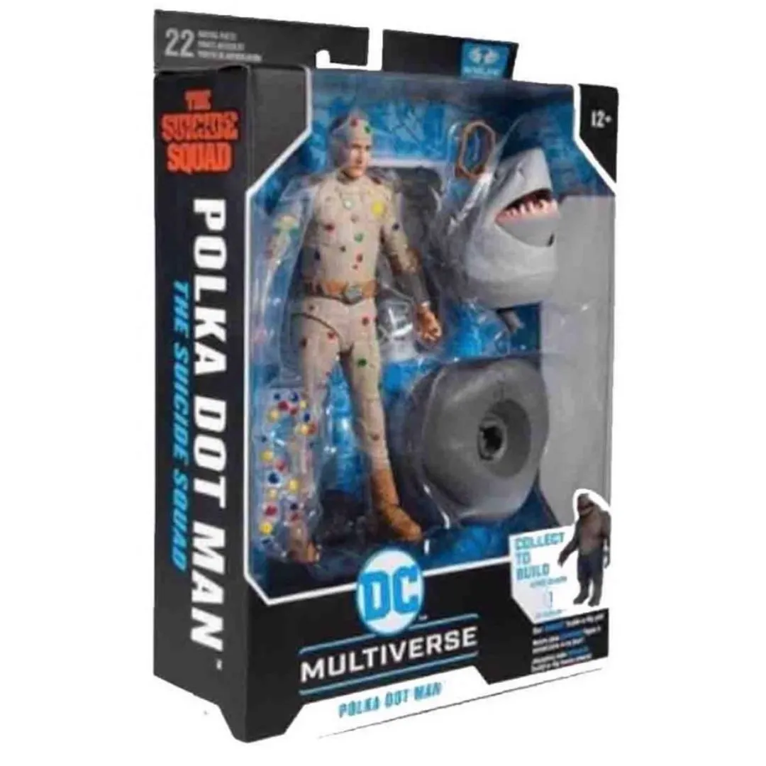 DC Multiverse Suicide Squad Movie Polka Dot Man (Build a Figure King Shark) 7" Inch Action Figure - McFarlane Toys