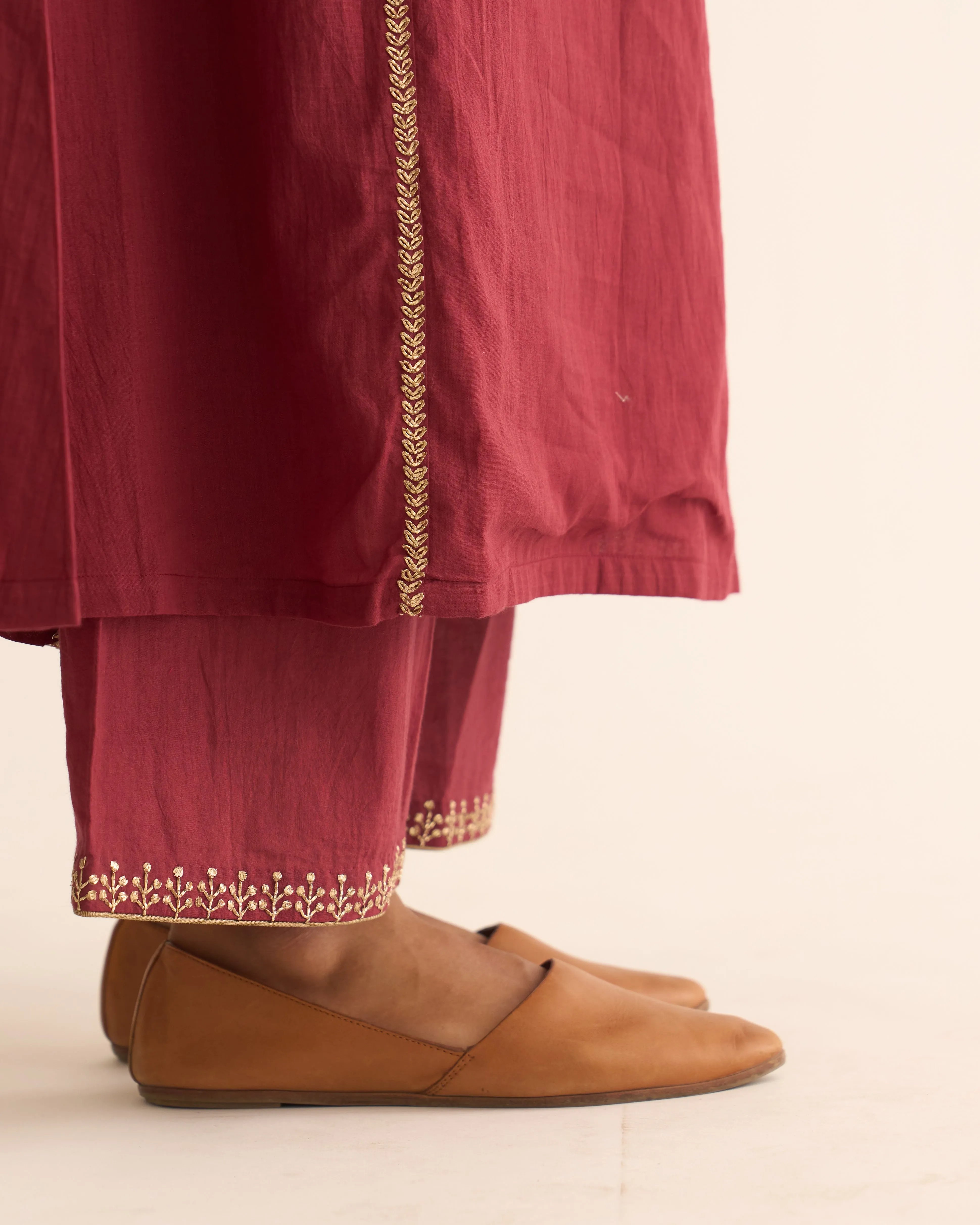 DEEP MARSALA ALBELA SET