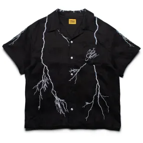 Diet Starts Monday Lightning Button Up Shirt - Black